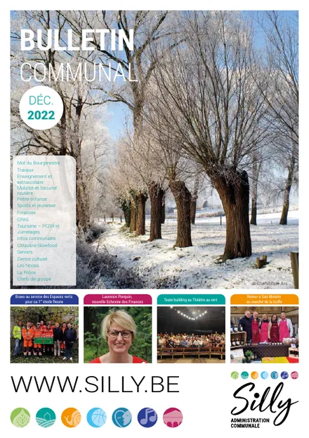 Couverture du bulletin communal de Silly - Décembre 2022
