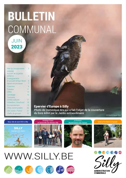 Couverture du bulletin communal de Silly - Juin 2023