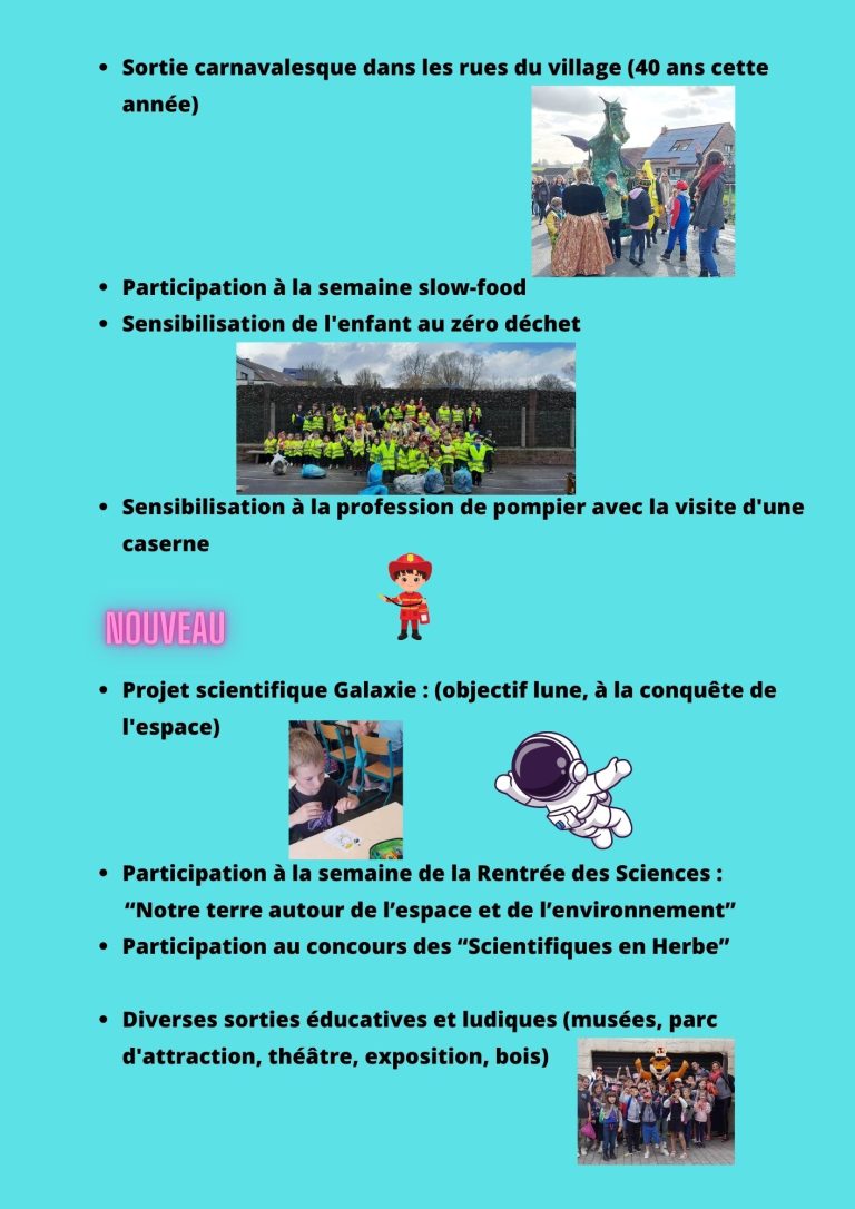Activités pédagogiques à Graty