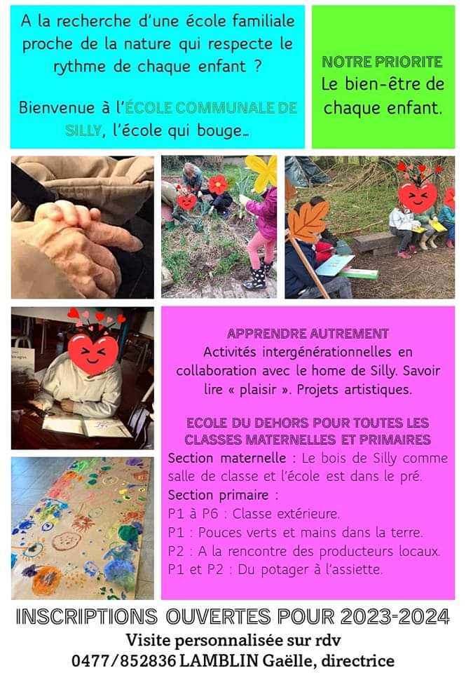 Présentation de l'école communale de Silly