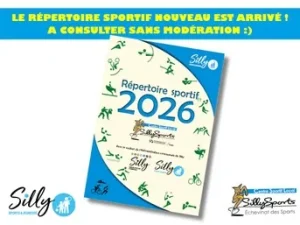 Couverture du Répertoire sportif 2026 de la commune de Silly